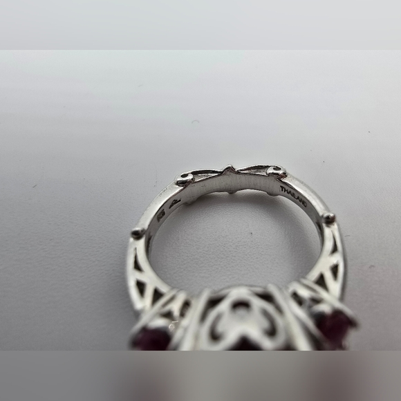 Sterling Silver Ruby Ring - Picture 7 of 16
